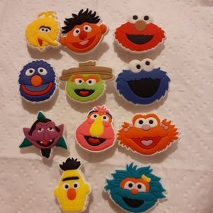 Crocs Shoe Charms. SESAME STREET nwot